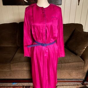 Margaret’s • Lubbock, T.X. • Vintage • 1950’s • Dress • Purple • Size 10 • Dress